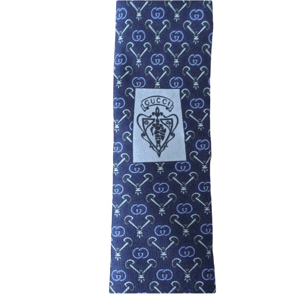 Gucci GG Logo Silk Tie - Picture 8 of 10